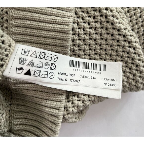 Massimo Dutti Cutwork Cardigan in Beige - Picture 4 of 4